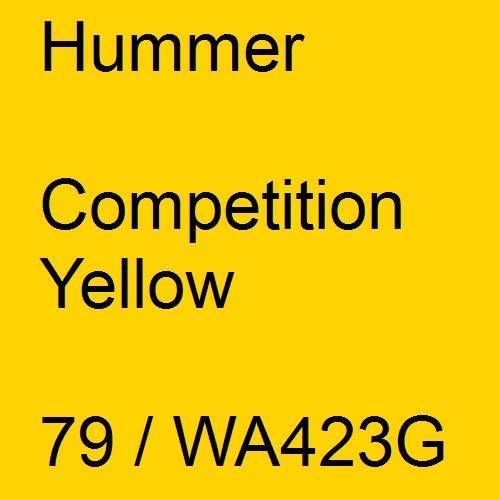 Hummer, Competition Yellow, 79 / WA423G.